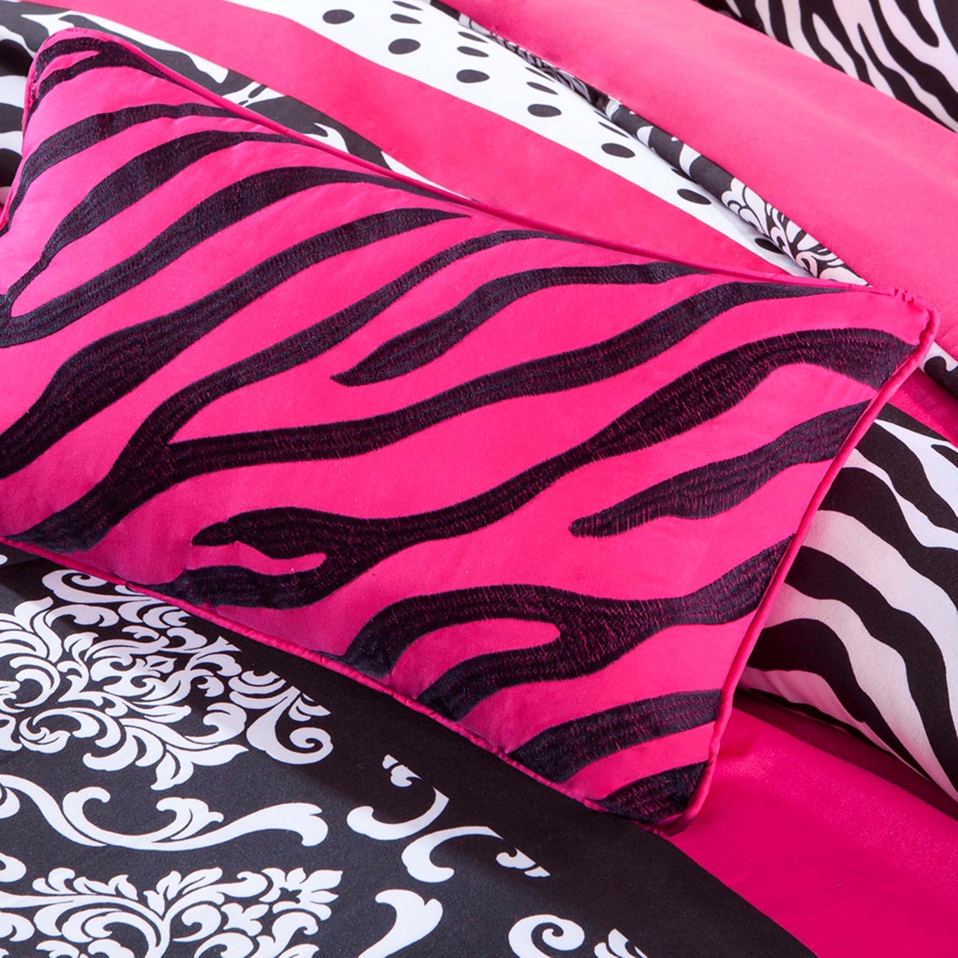 Dexe Pink Full Comforter Set - Thumbnail - Image 10