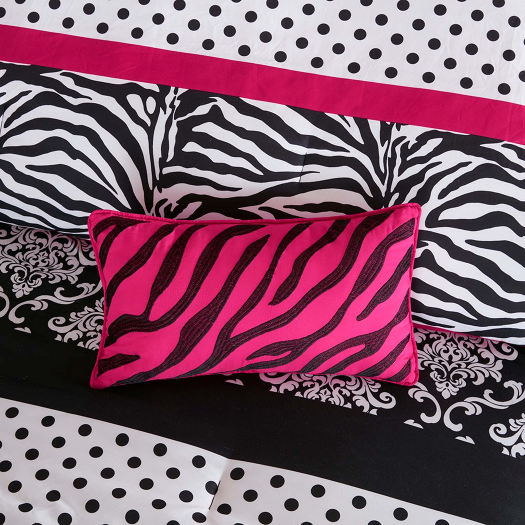 Dexe Pink King Comforter Set - Thumbnail - Image 4