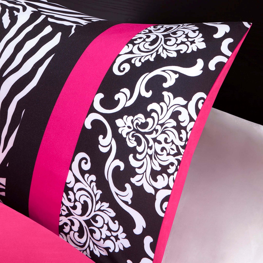 Dexe Pink King Comforter Set - Thumbnail - Image 9