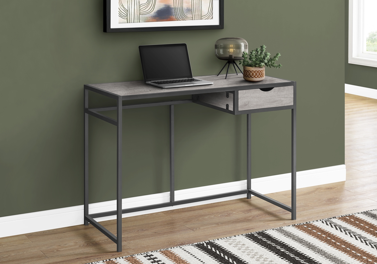 Dexired Gray Desk - Thumbnail - Image 3