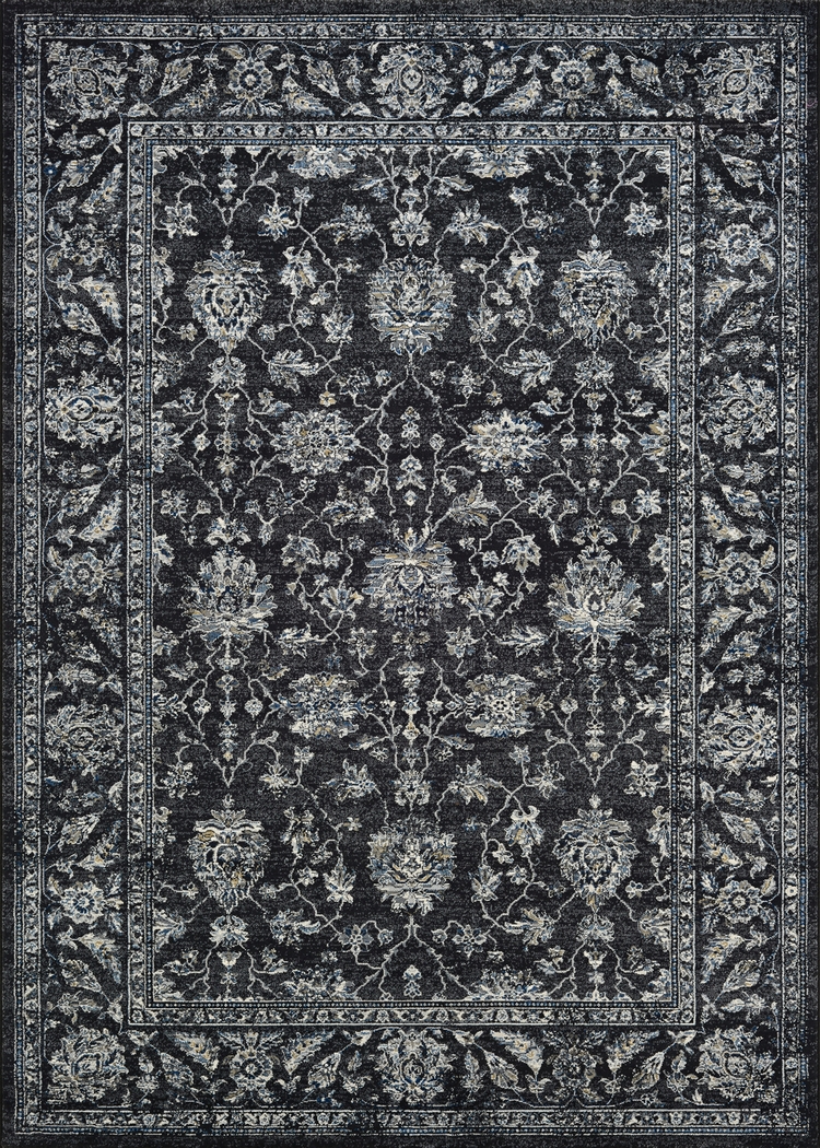 Deyo Black 5'3 x 7'6 Rug - Thumbnail - Image 1