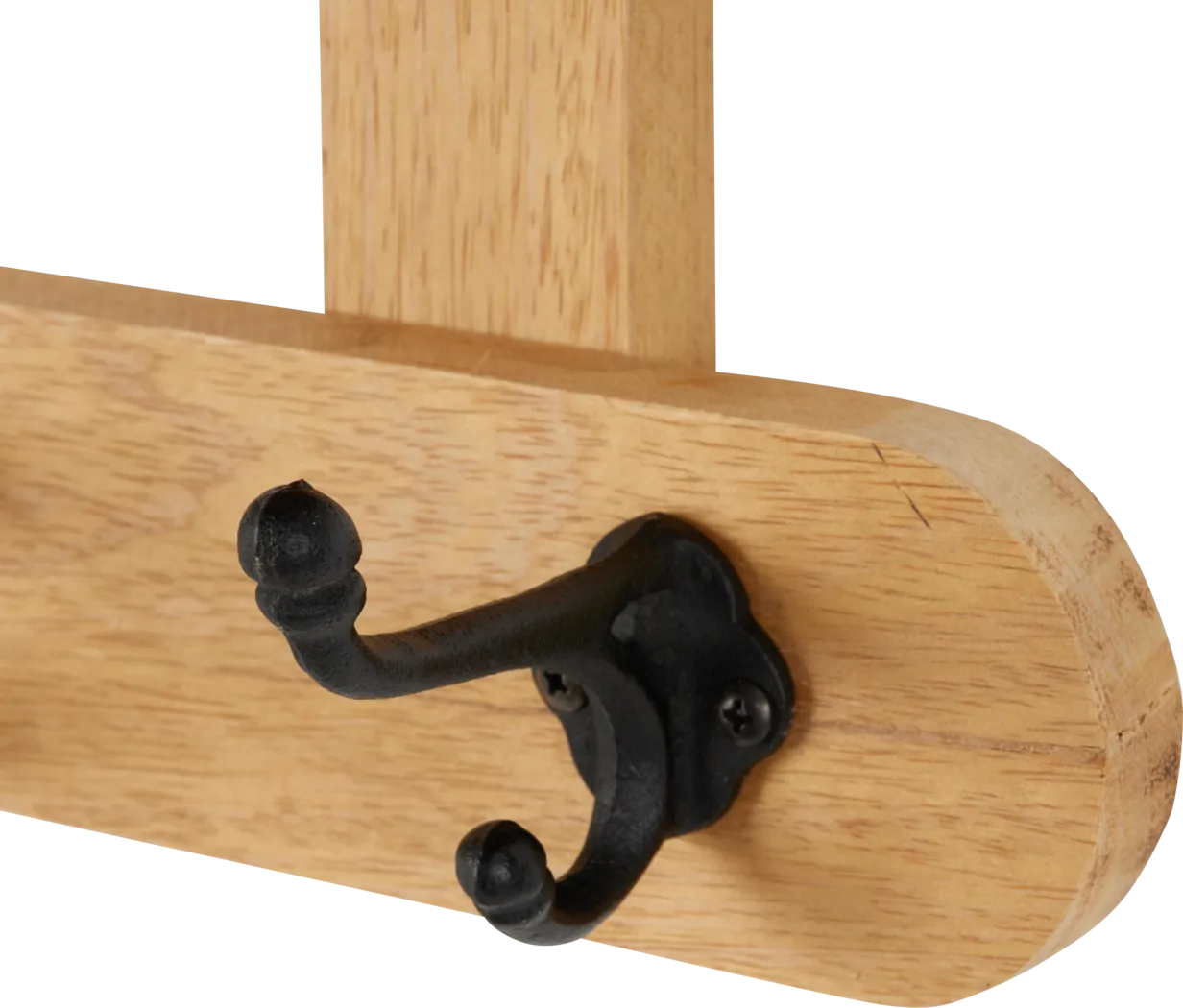 Dezza Brown Coat Hook with Shelf - Thumbnail - Image 4
