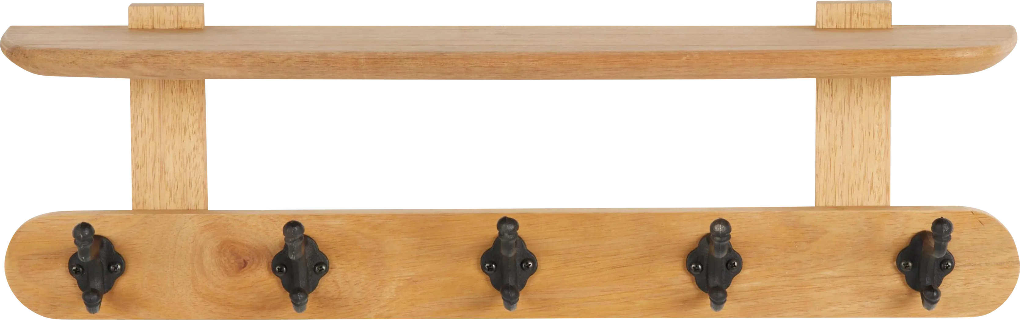 Dezza Brown Coat Hook with Shelf - Thumbnail - Image 6