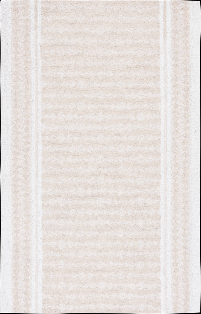 Dhudi Beige 3' x 5' Rug - Thumbnail - Image 1