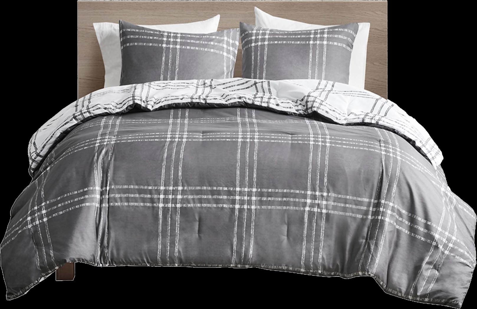 Diabolo Gray King Comforter Set - Thumbnail - Image 17