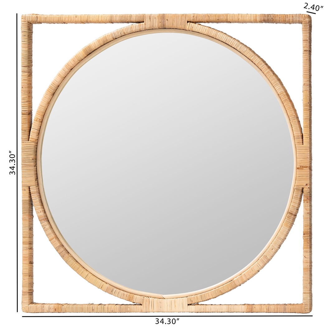 Diaiuto Brown Mirror - Thumbnail - Image 4