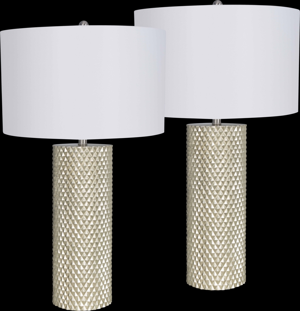 Dialco Gold Lamp, Set of 2 - Thumbnail - Image 1