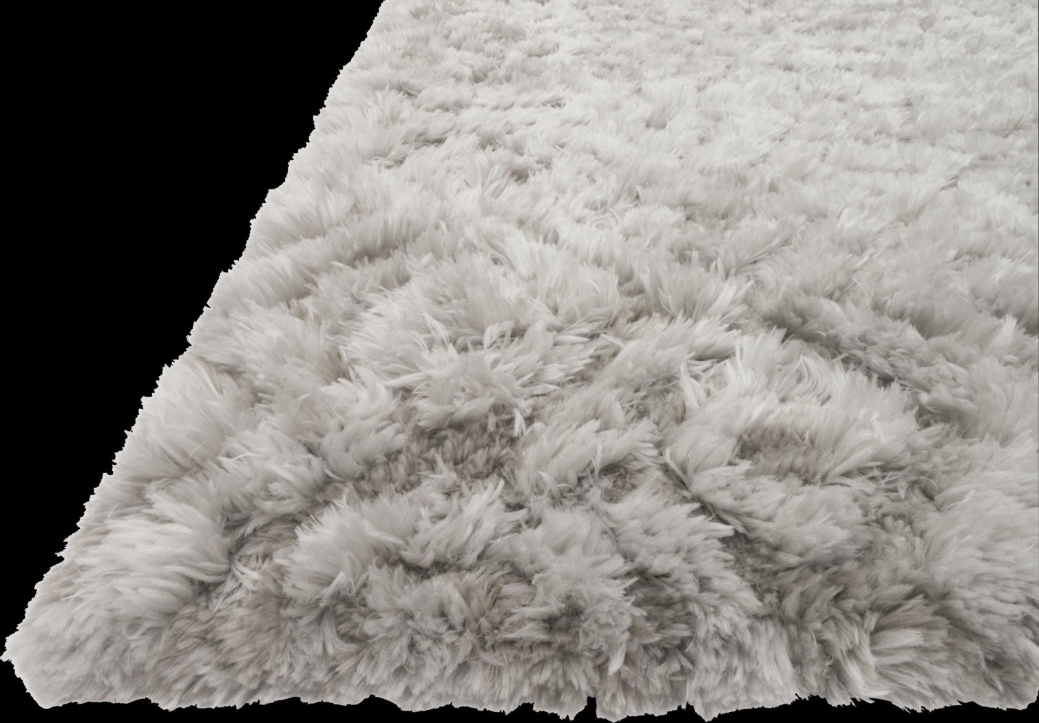 Diamond Plush Gray 7'6 x 9'6 Rug - Thumbnail - Image 2