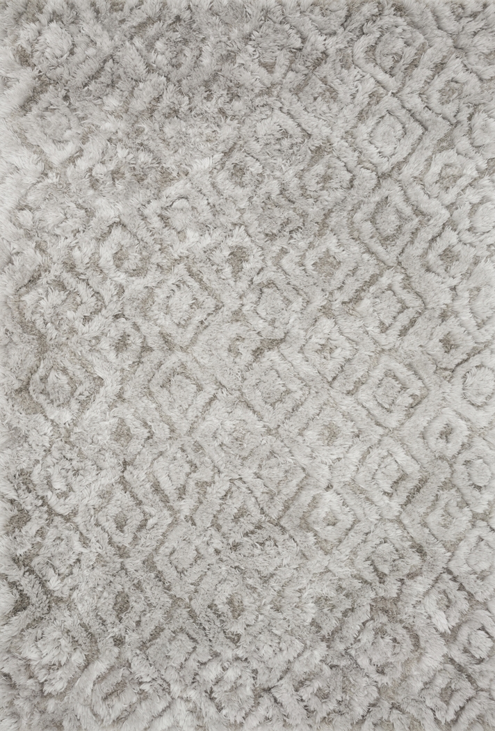 Diamond Plush Gray 7'6 x 9'6 Rug - Thumbnail - Image 1