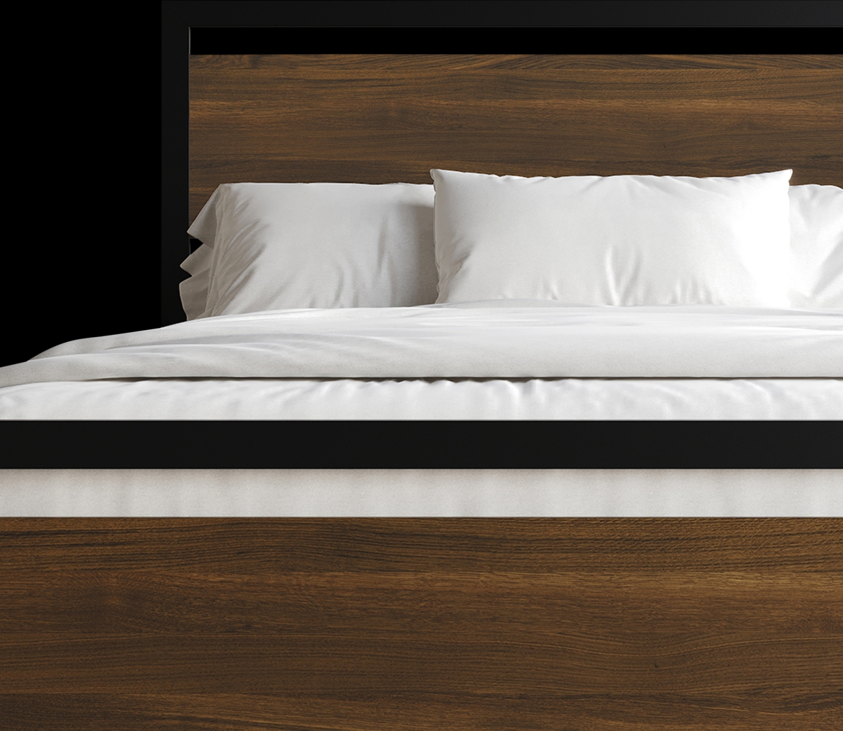 Diamondbite Brown Twin Bed - Thumbnail - Image 4