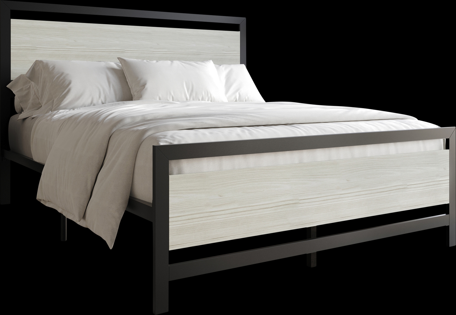 Diamondbite Gray Full Bed - Thumbnail - Image 1