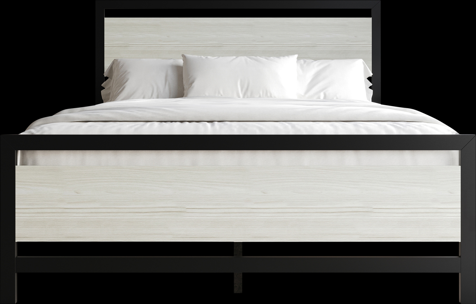 Diamondbite Gray King Bed - Thumbnail - Image 3