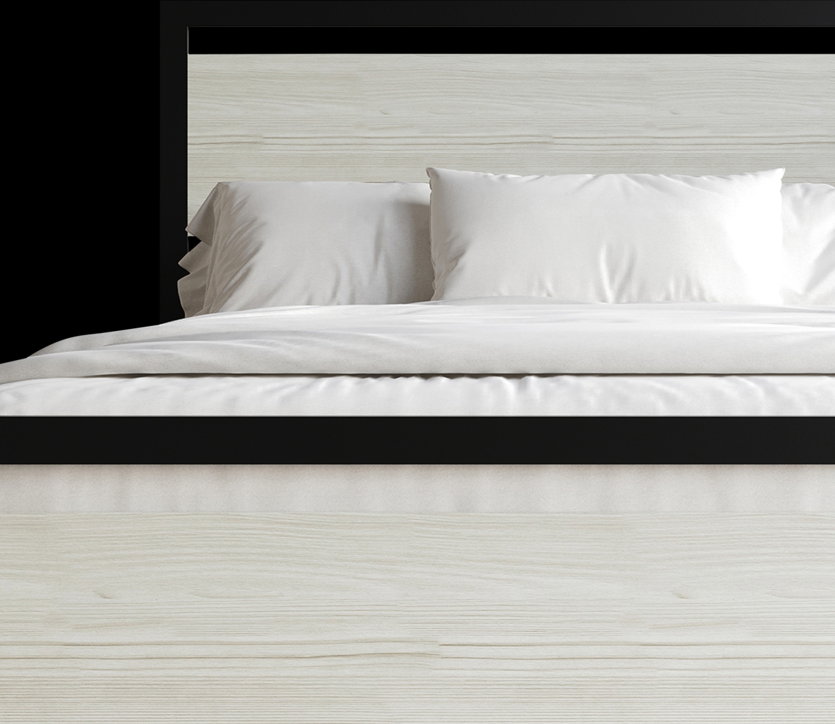 Diamondbite Gray King Bed - Thumbnail - Image 5