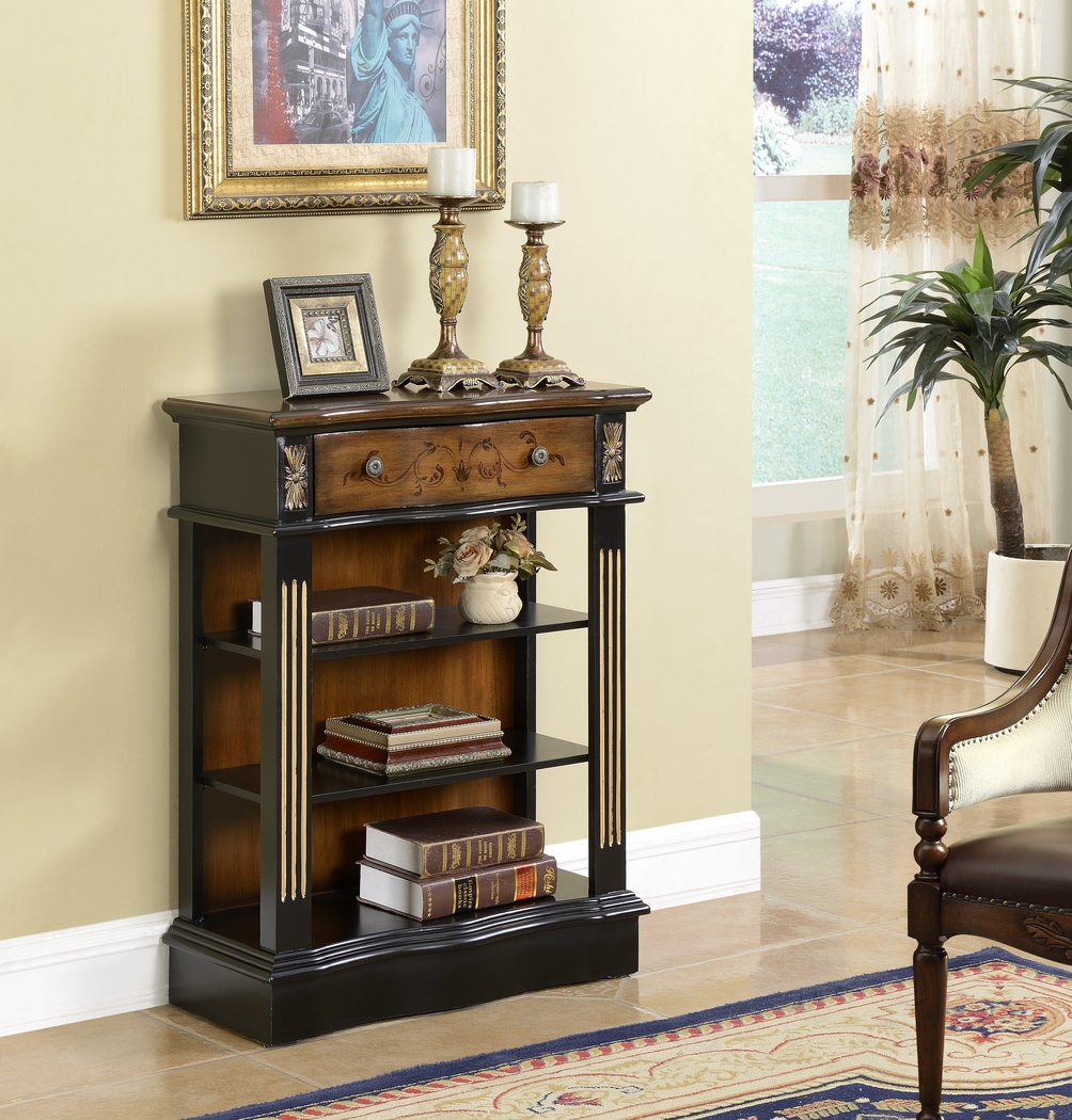Diane Black Accent Bookcase - Thumbnail - Image 2