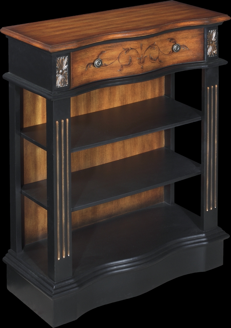 Diane Black Accent Bookcase - Thumbnail - Image 1