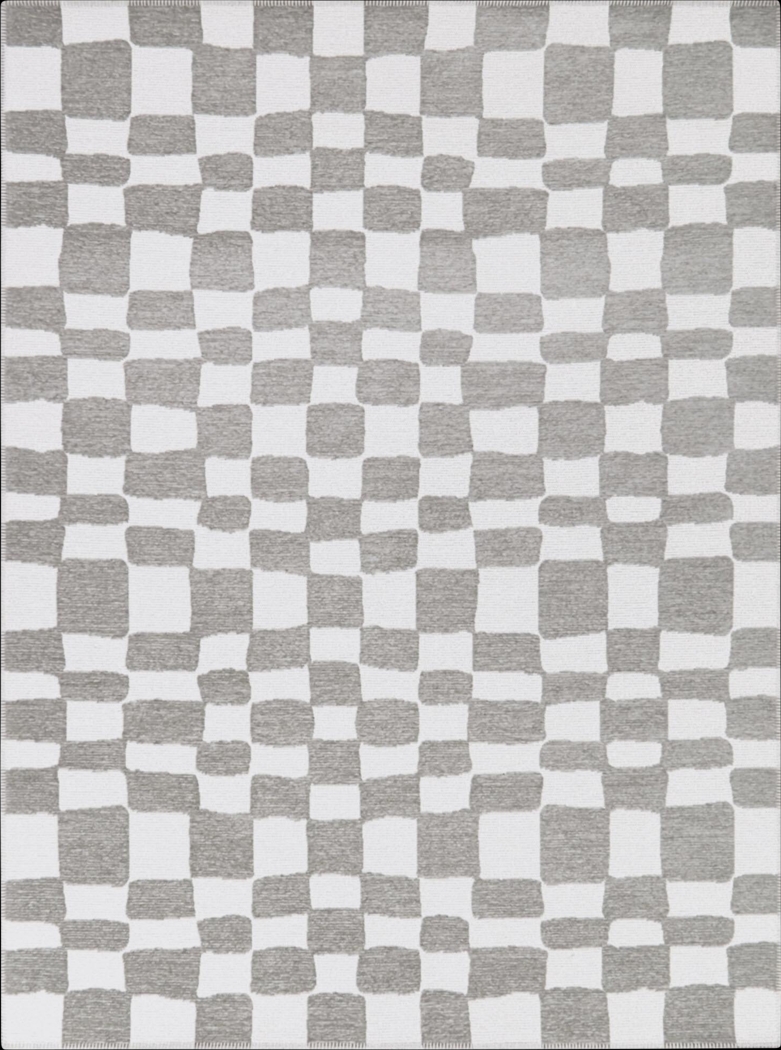 Dianyle Gray 5'3 x 7' Area Rug - Thumbnail - Image 1