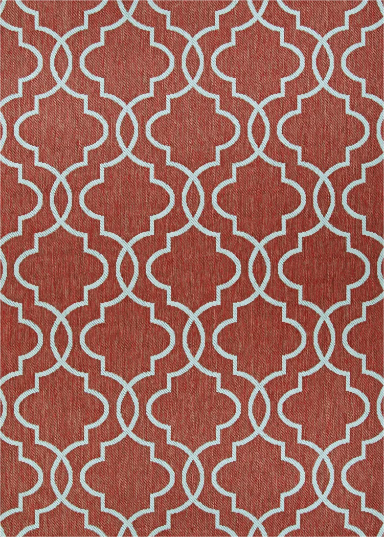 Diasha Coral 8'6 x 13' Indoor/Outdoor Rug - Thumbnail - Image 1