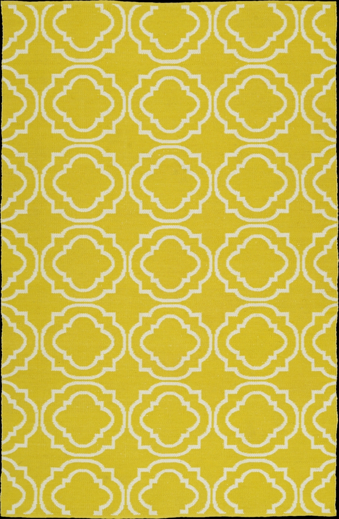 Diaz Yellow 8' x 10' Rug Indoor/Outdoor Rug - Thumbnail - Image 1