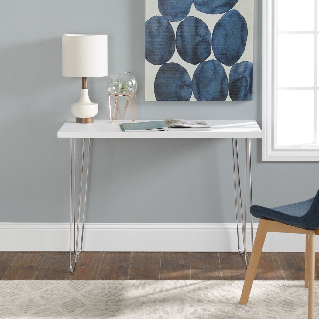 Dickenson White Desk - Thumbnail - Image 3