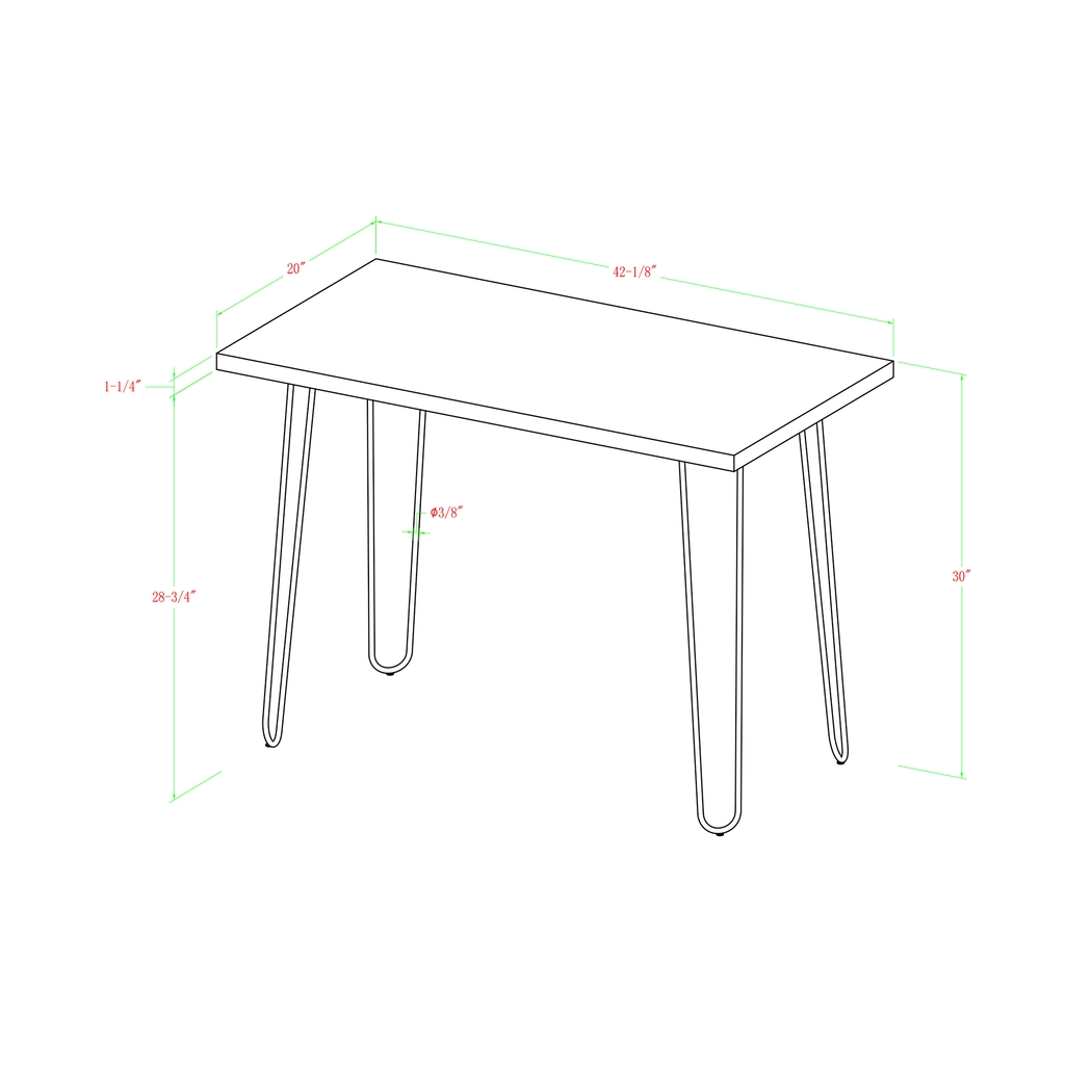Dickenson White Desk - Thumbnail - Image 7