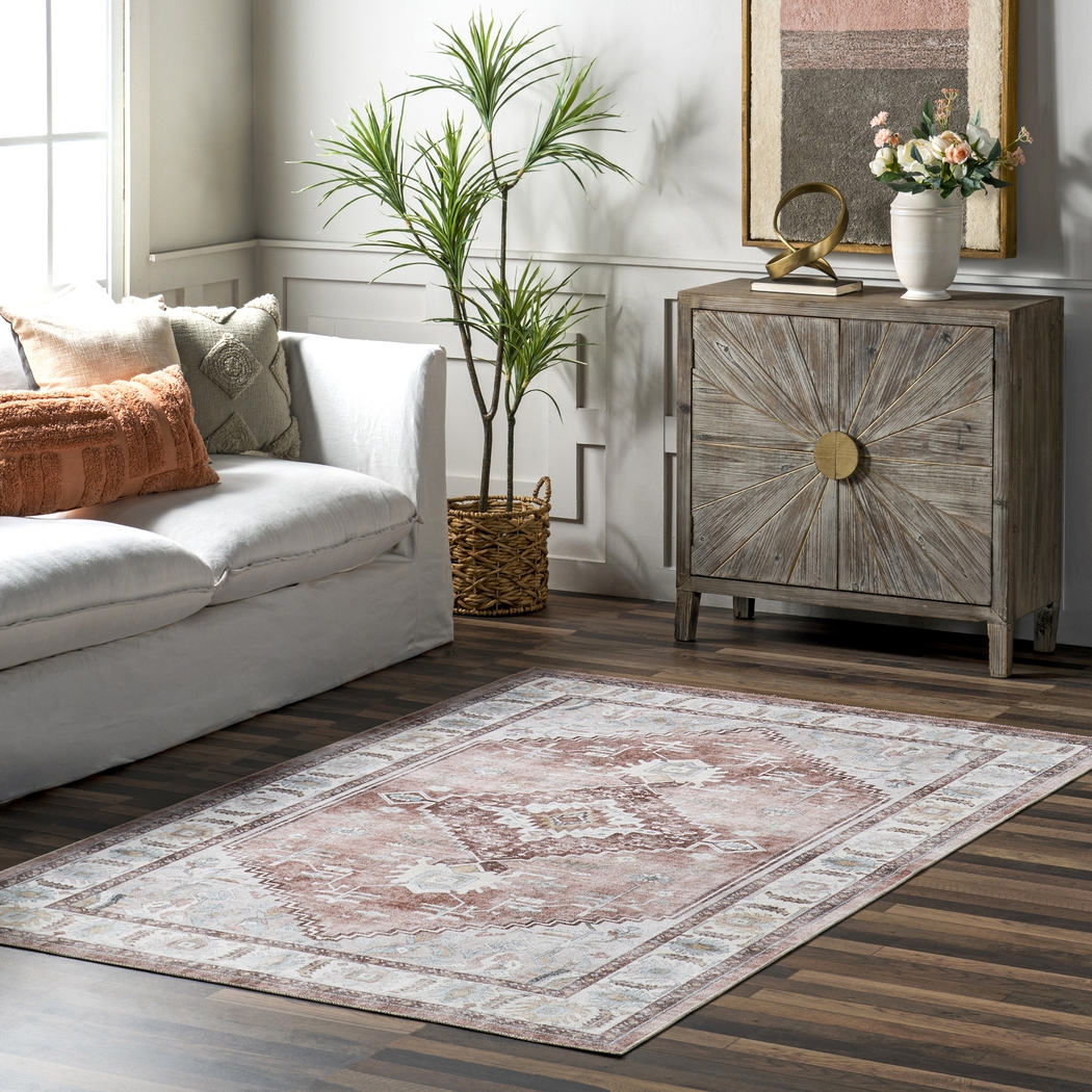 Didako Blush 5' x 8' Rug - Thumbnail - Image 2