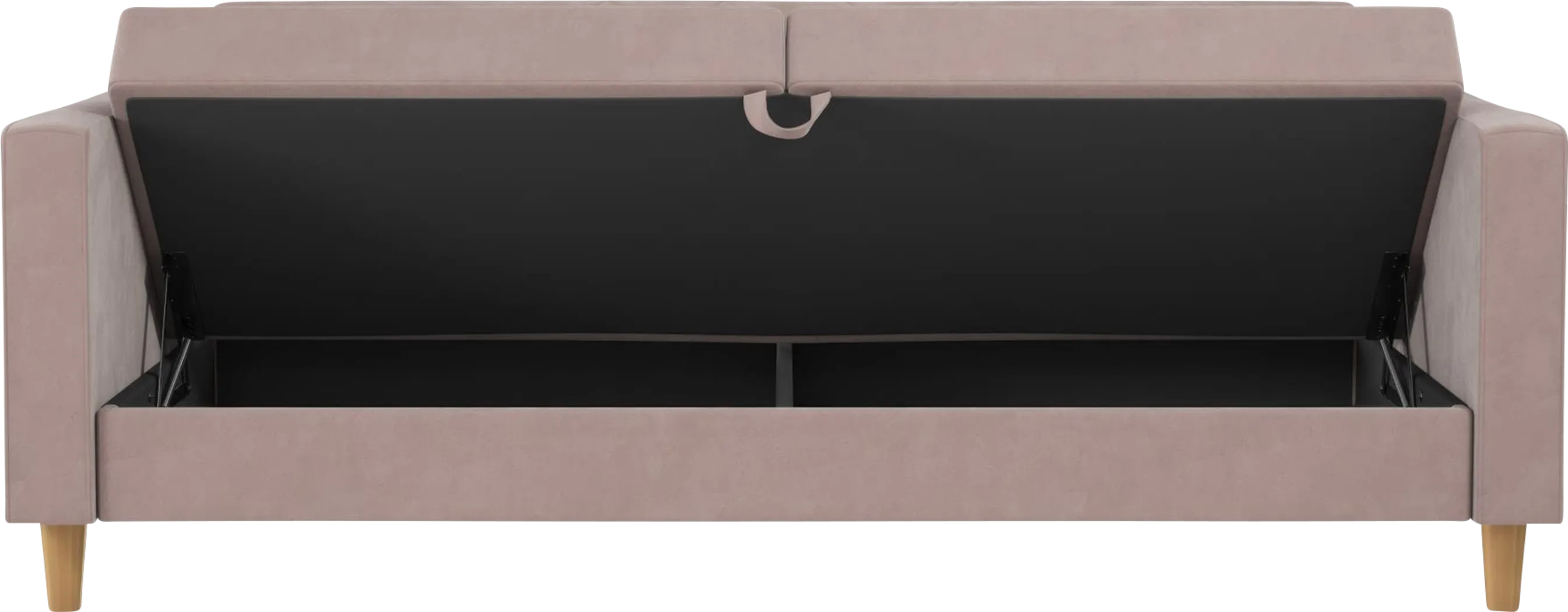 Diechman Blush Futon with Storage - Thumbnail - Image 11