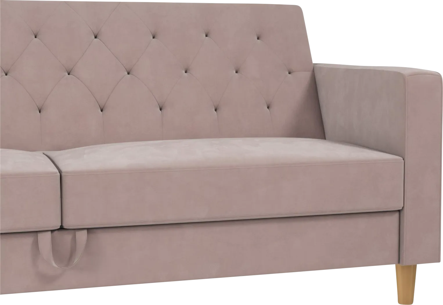 Diechman Blush Futon with Storage - Thumbnail - Image 17