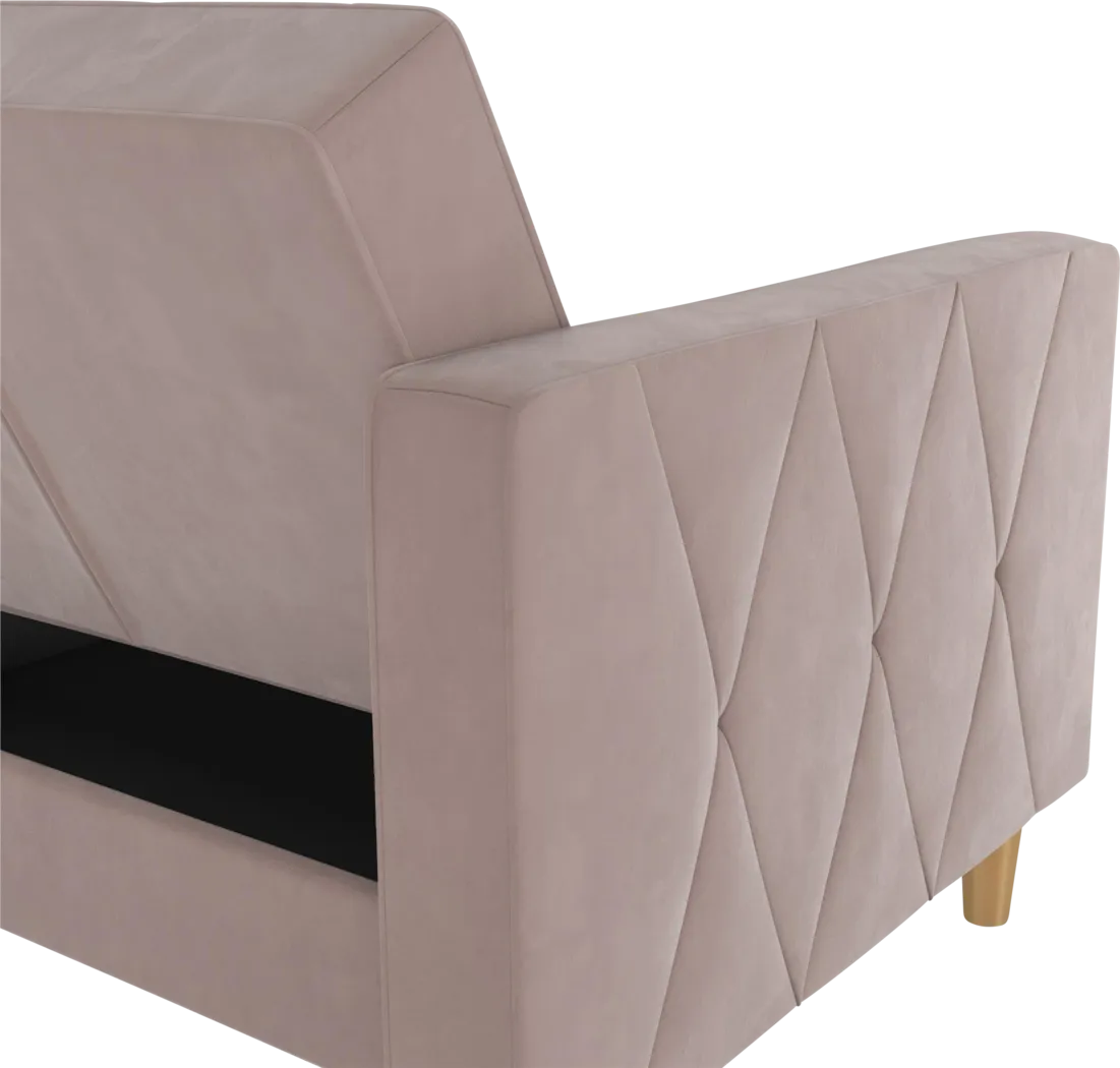 Diechman Blush Futon with Storage - Thumbnail - Image 20