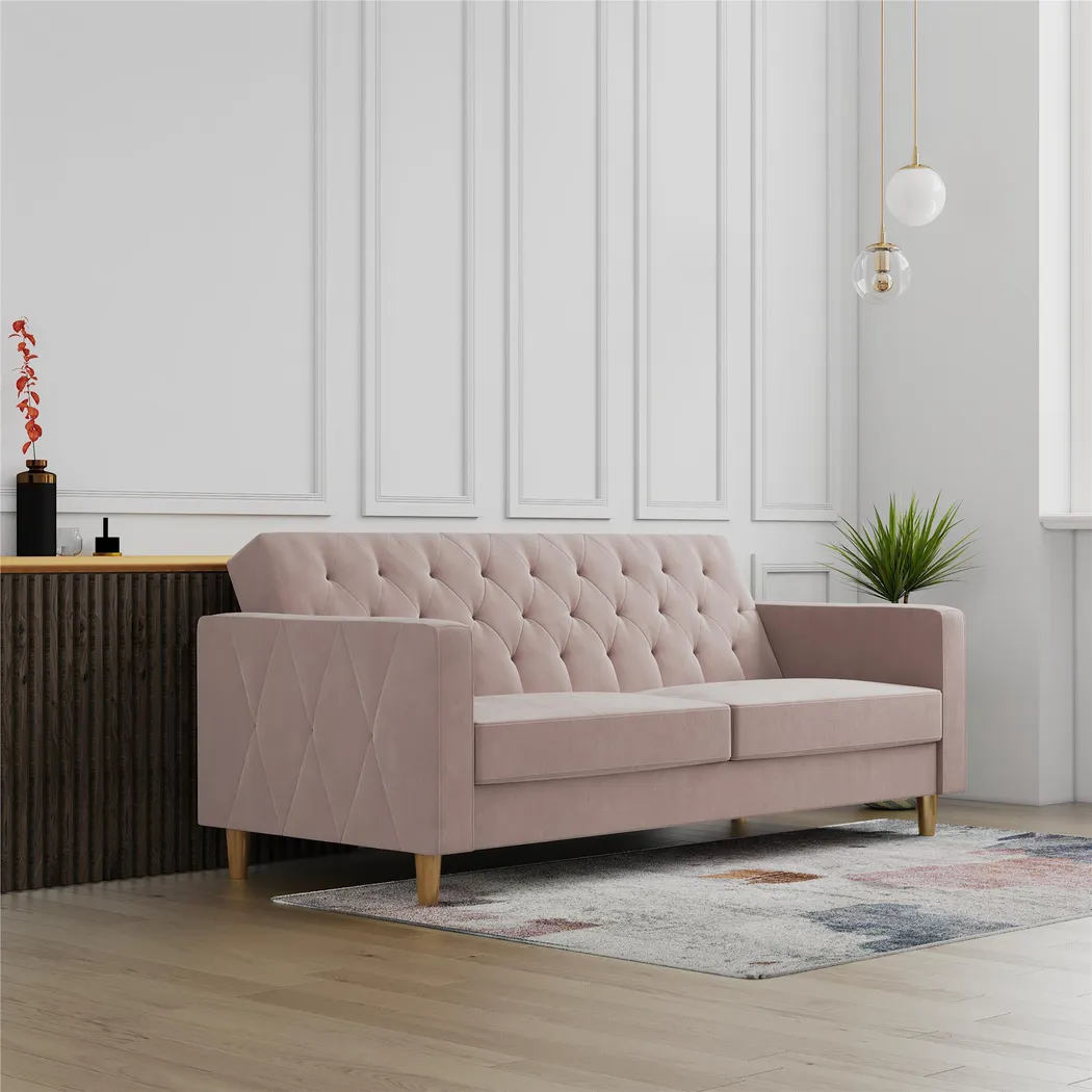 Diechman Blush Futon with Storage - Thumbnail - Image 21