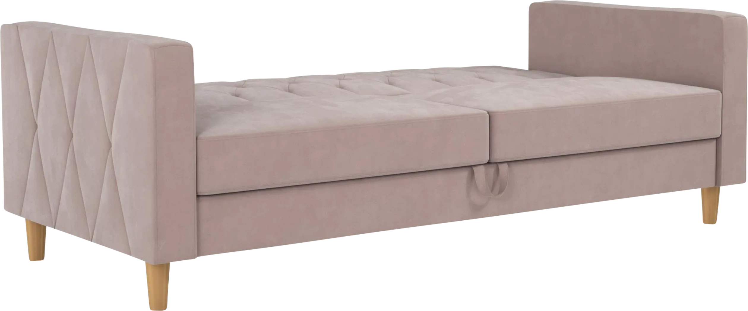 Diechman Blush Futon with Storage - Thumbnail - Image 5