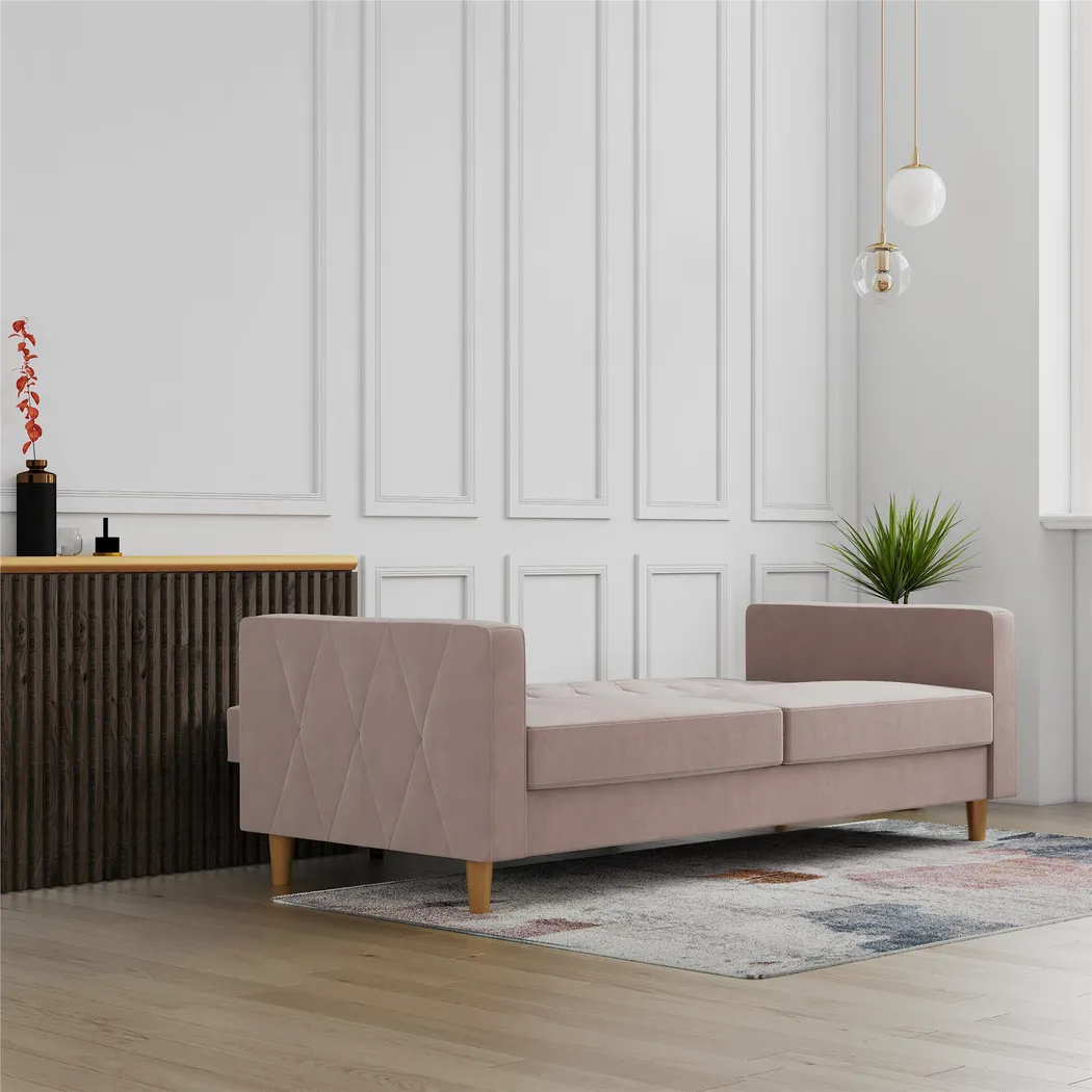 Diechman Blush Futon with Storage - Thumbnail - Image 25