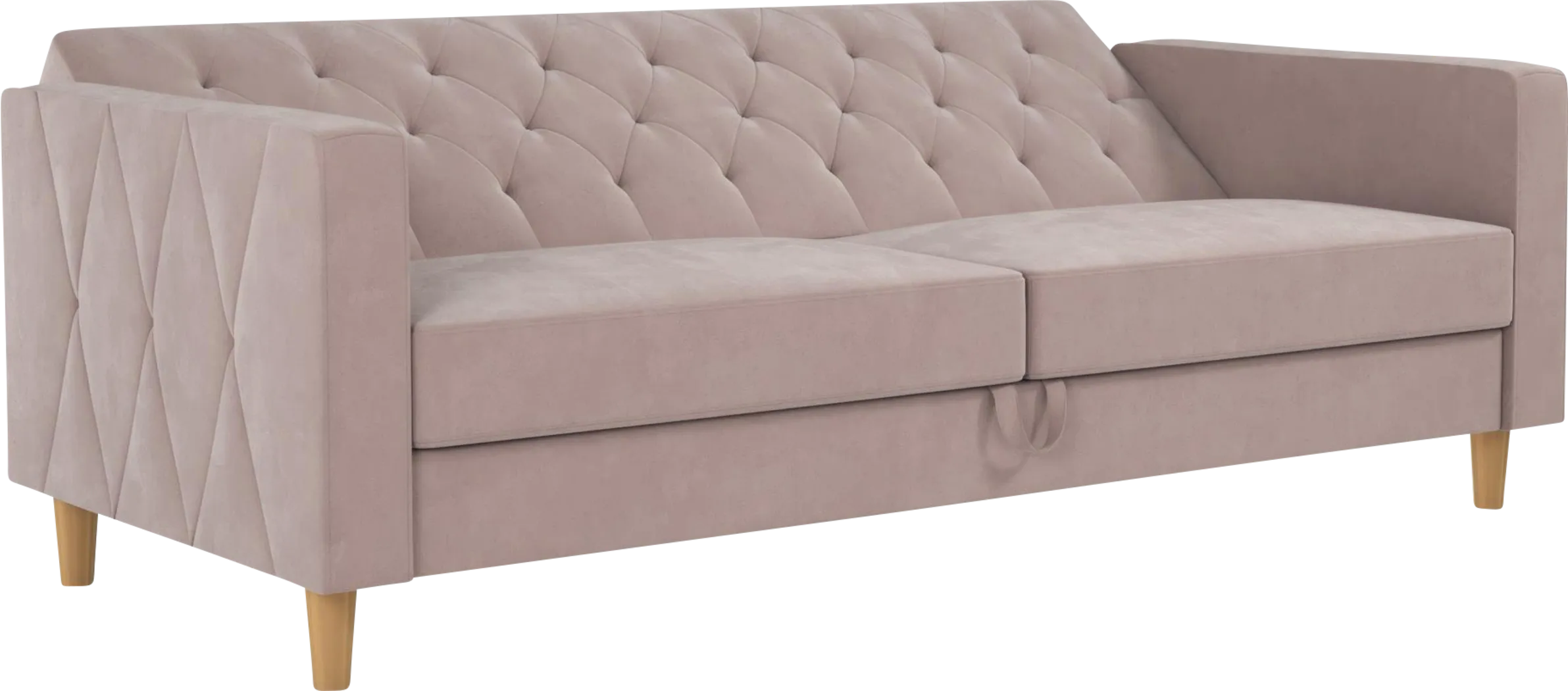 Diechman Blush Futon with Storage - Thumbnail - Image 6