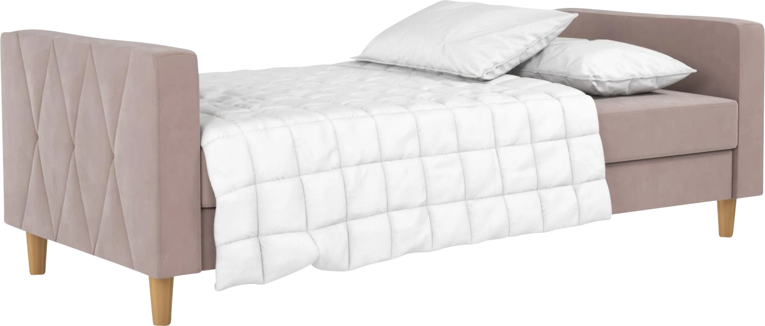 Diechman Blush Futon with Storage - Thumbnail - Image 8