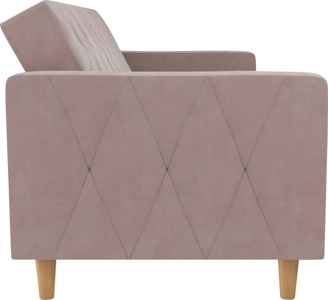 Diechman Blush Futon with Storage - Thumbnail - Image 9