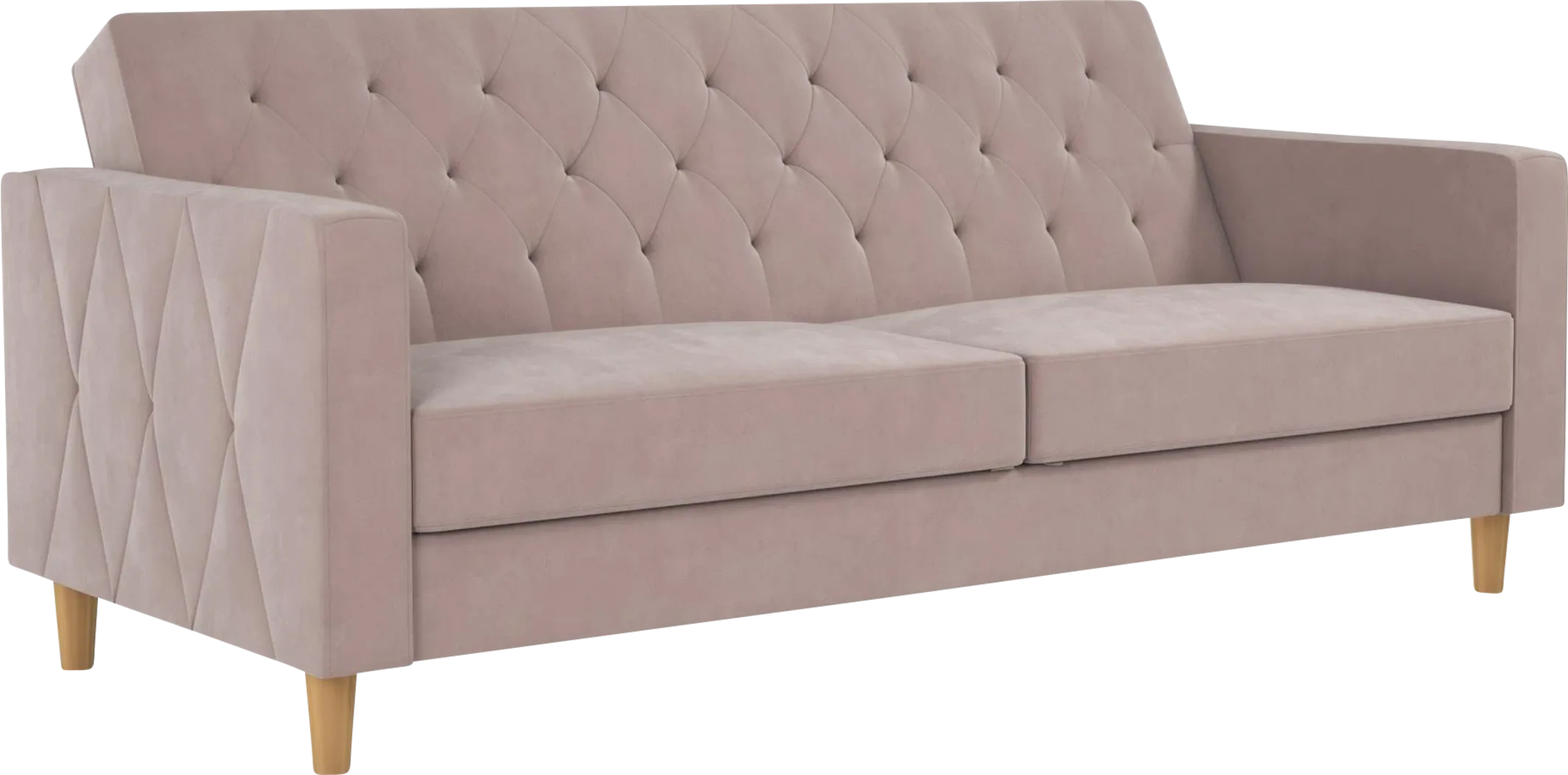 Diechman Blush Futon with Storage - Thumbnail - Image 1