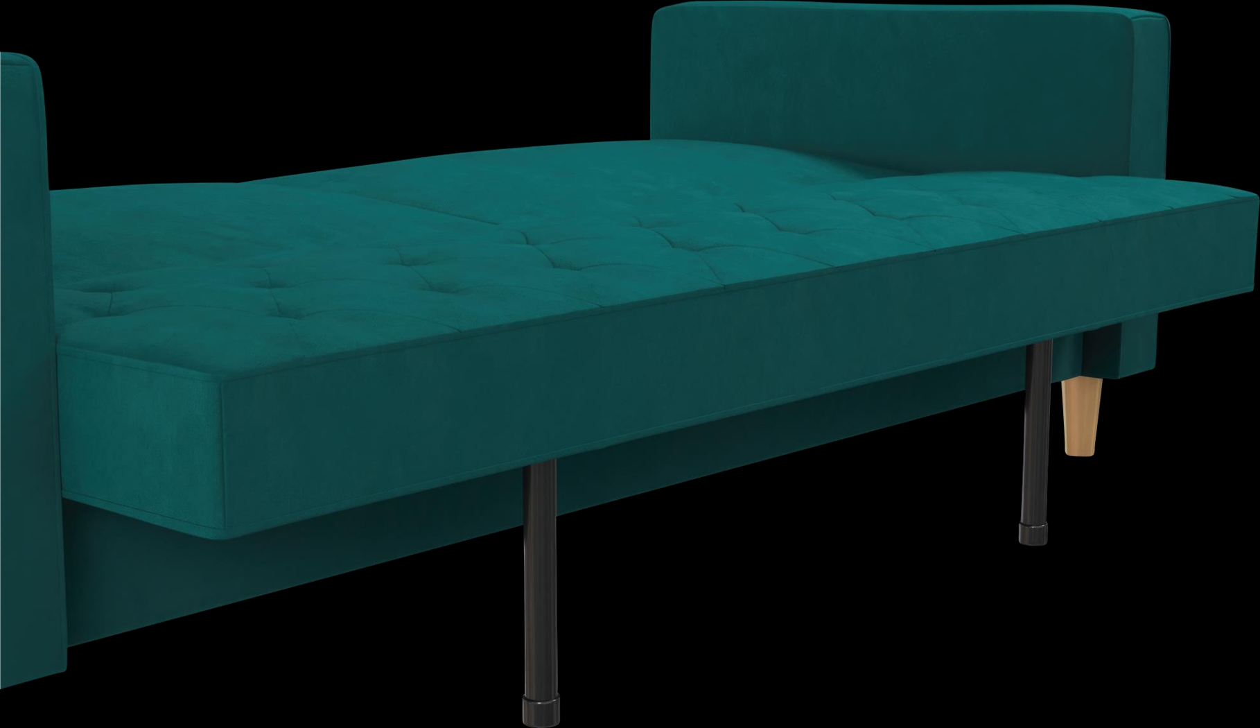 Diechman Green Futon with Storage - Thumbnail - Image 12