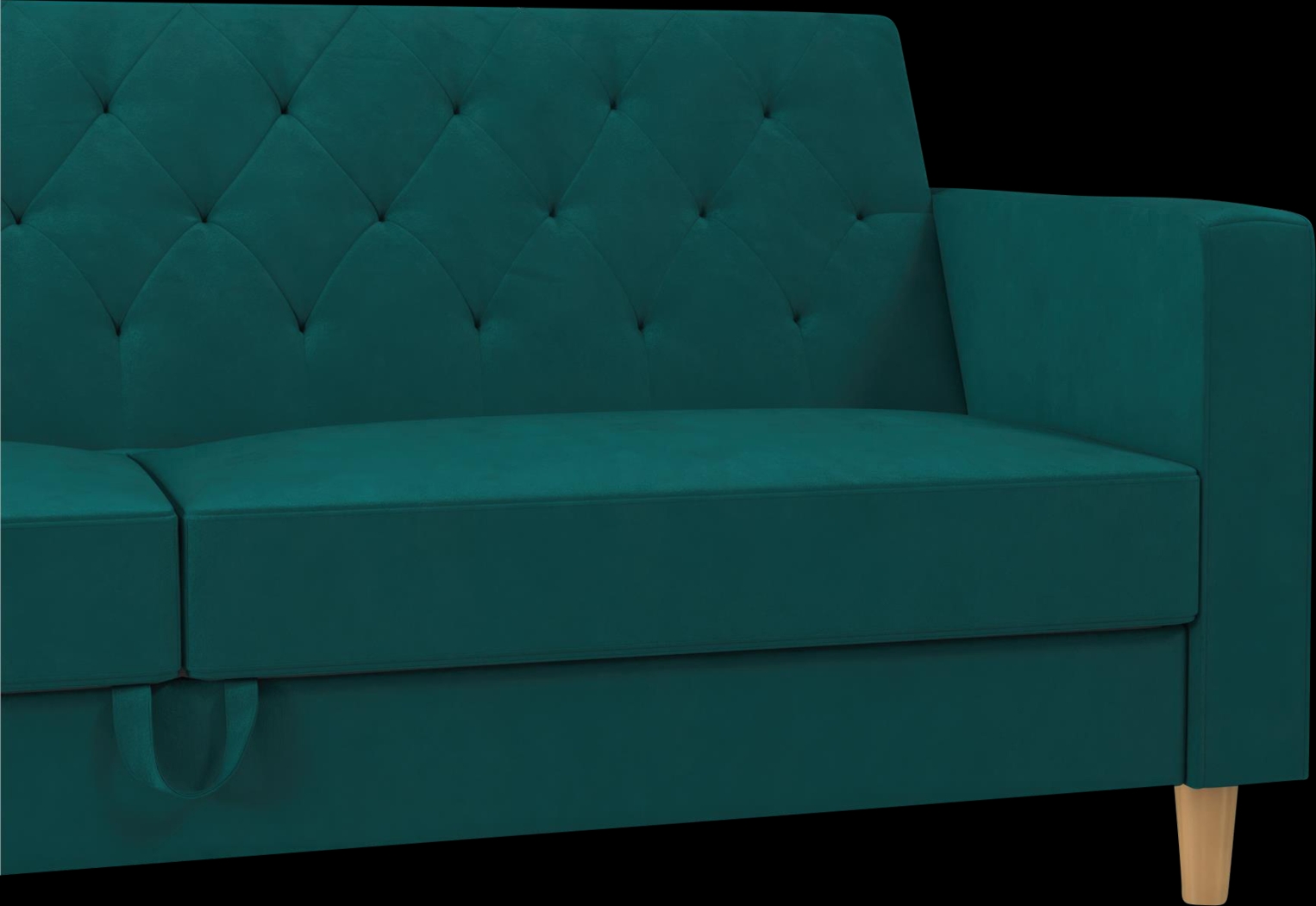Diechman Green Futon with Storage - Thumbnail - Image 17