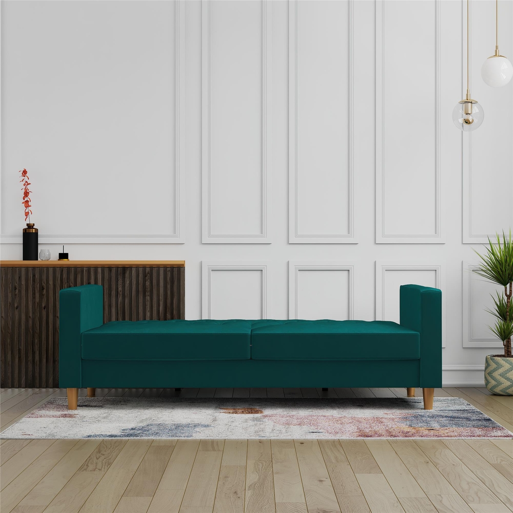 Diechman Green Futon with Storage - Thumbnail - Image 22