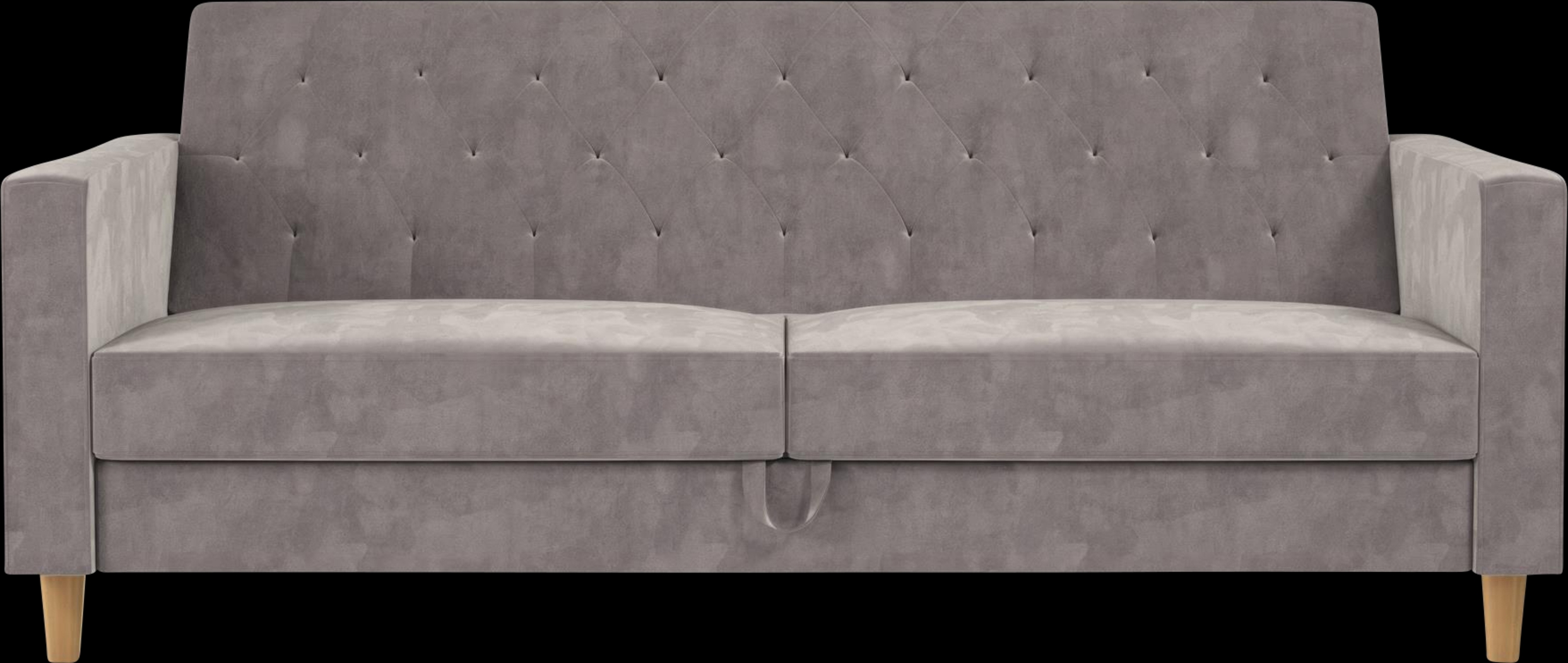 Diechman Light Gray Futon with Storage - Thumbnail - Image 4