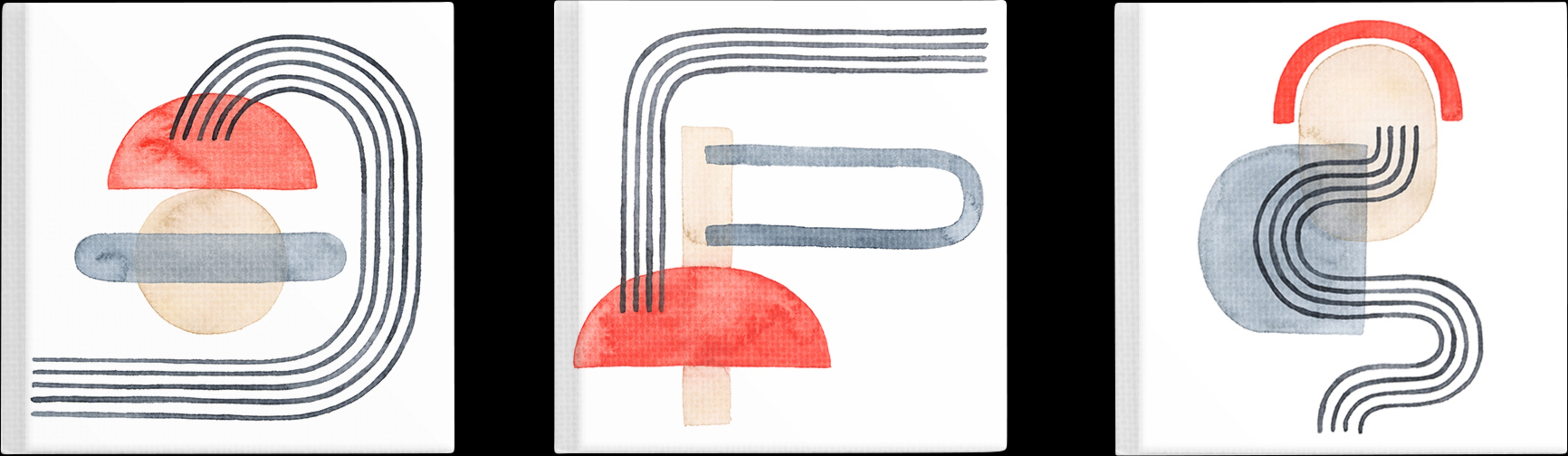 Different Paths of Life Set of 3 Artwork - Thumbnail - Image 1