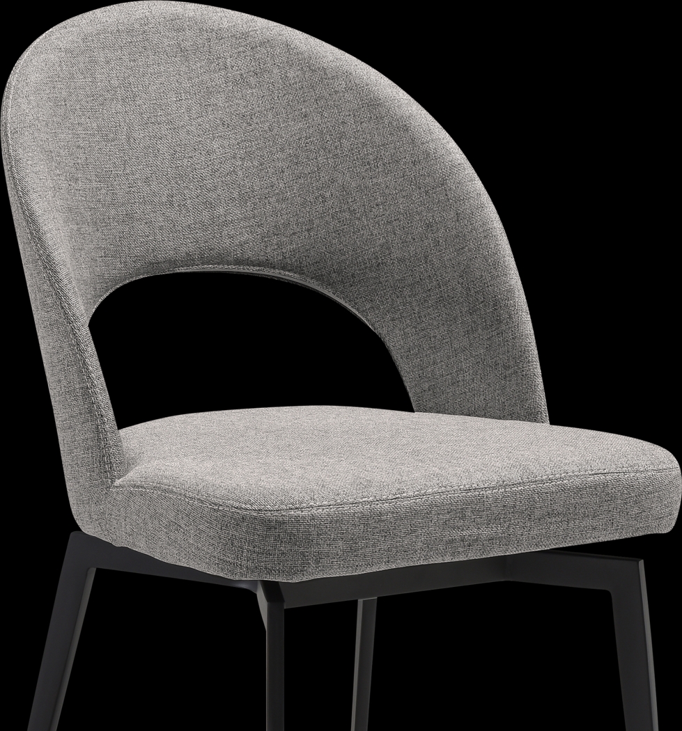 Diglants Gray Side Chair, Set of 2 - Thumbnail - Image 6