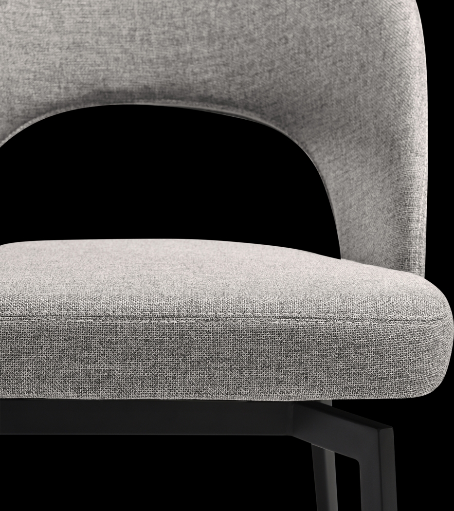 Diglants Gray Side Chair, Set of 2 - Thumbnail - Image 8