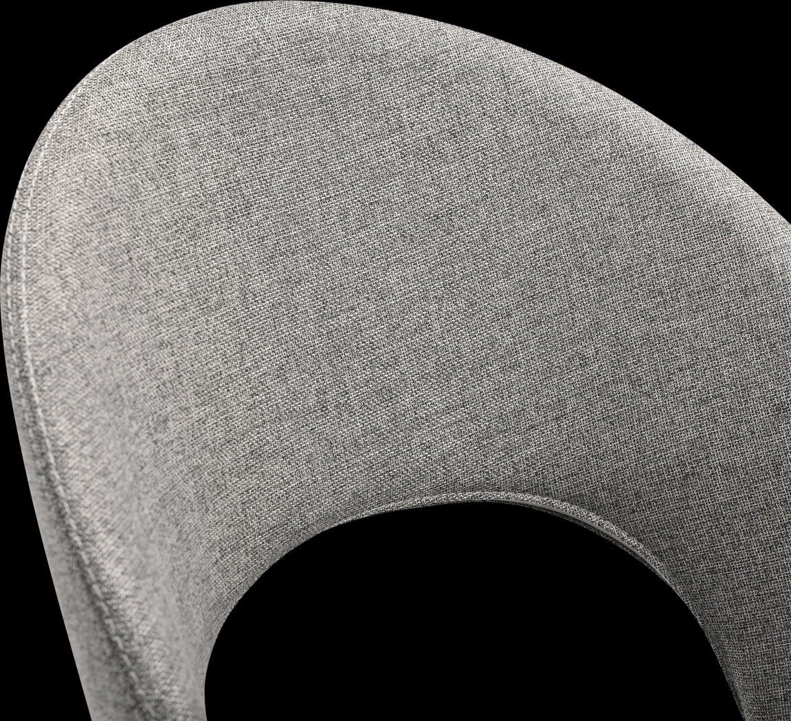 Diglants Gray Side Chair, Set of 2 - Thumbnail - Image 9