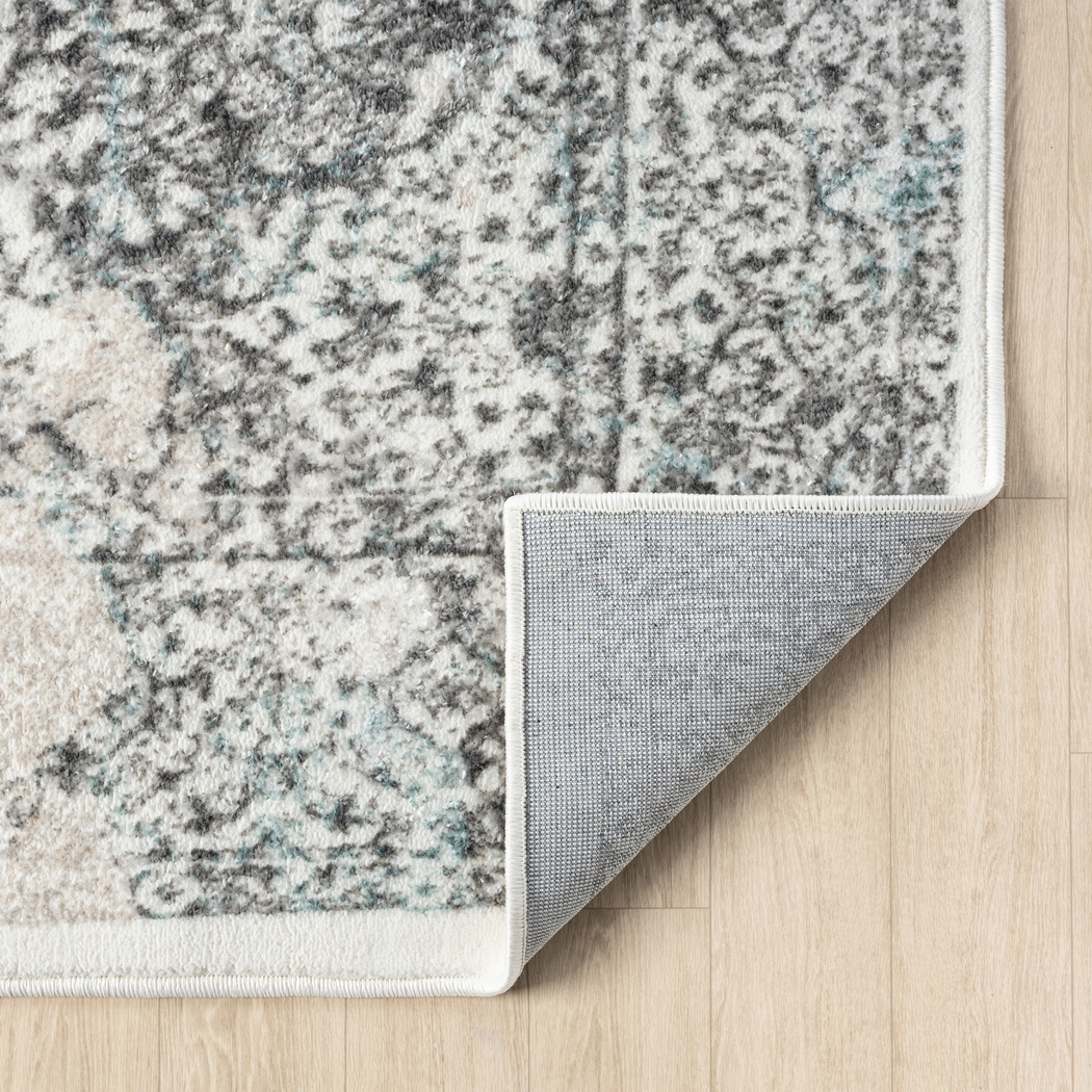 Digsoll Ivory/Gray 7'5 x 9'5 Rug - Thumbnail - Image 7