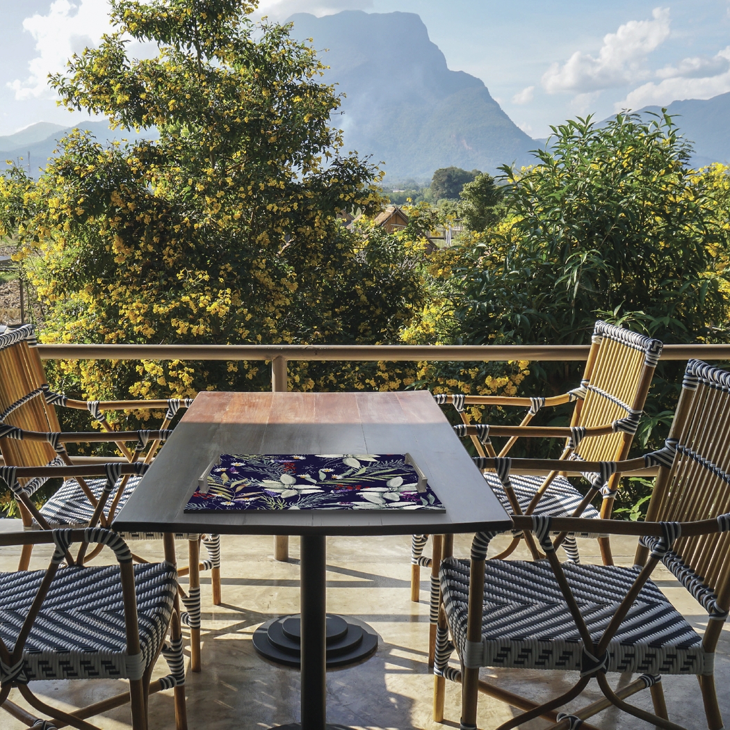 Diiki Blue Accent Tray - Thumbnail - Image 3