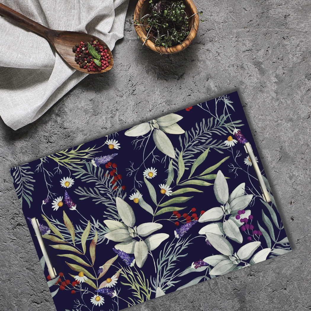 Diiki Blue Accent Tray - Thumbnail - Image 5