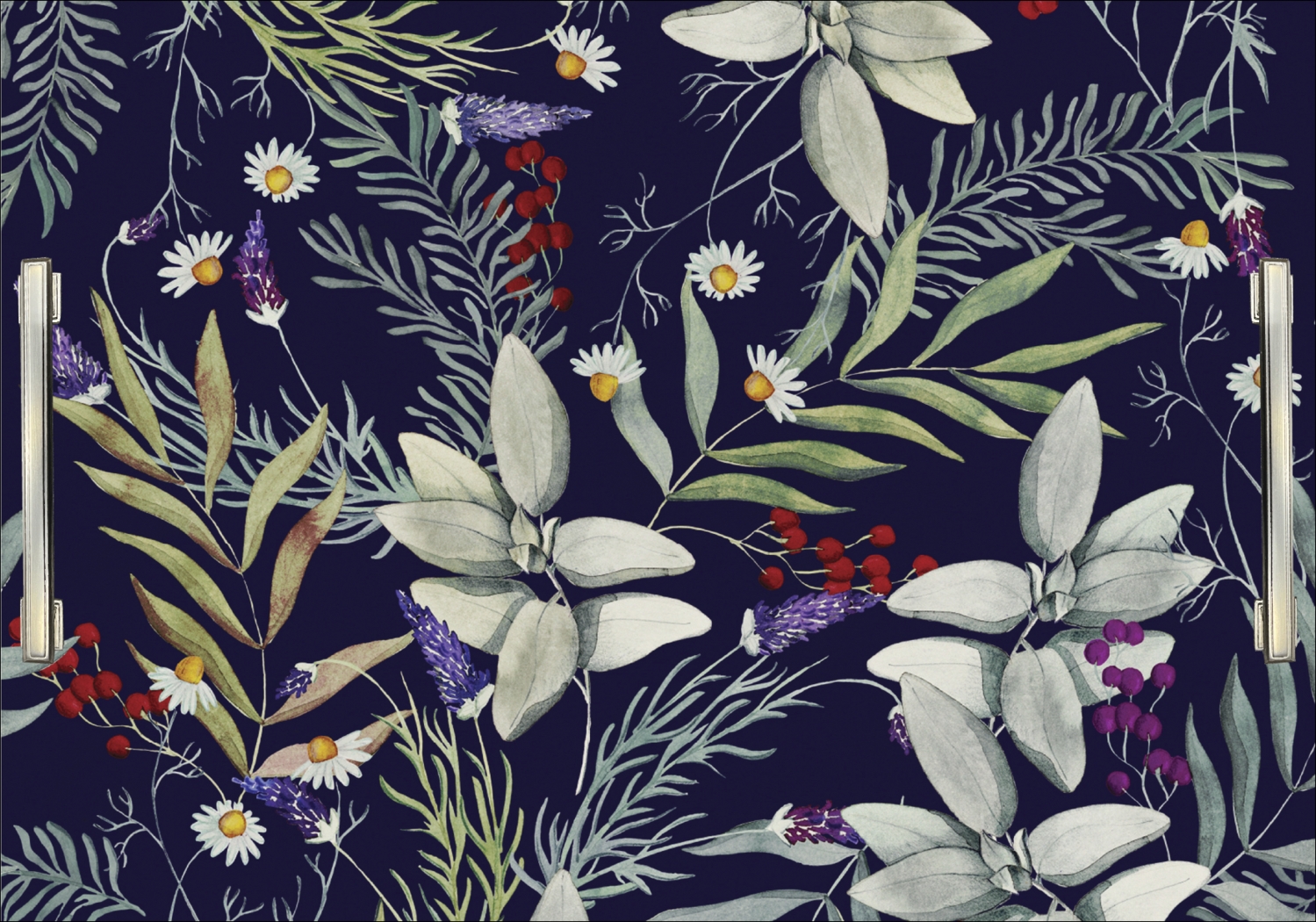 Diiki Blue Accent Tray - Thumbnail - Image 1