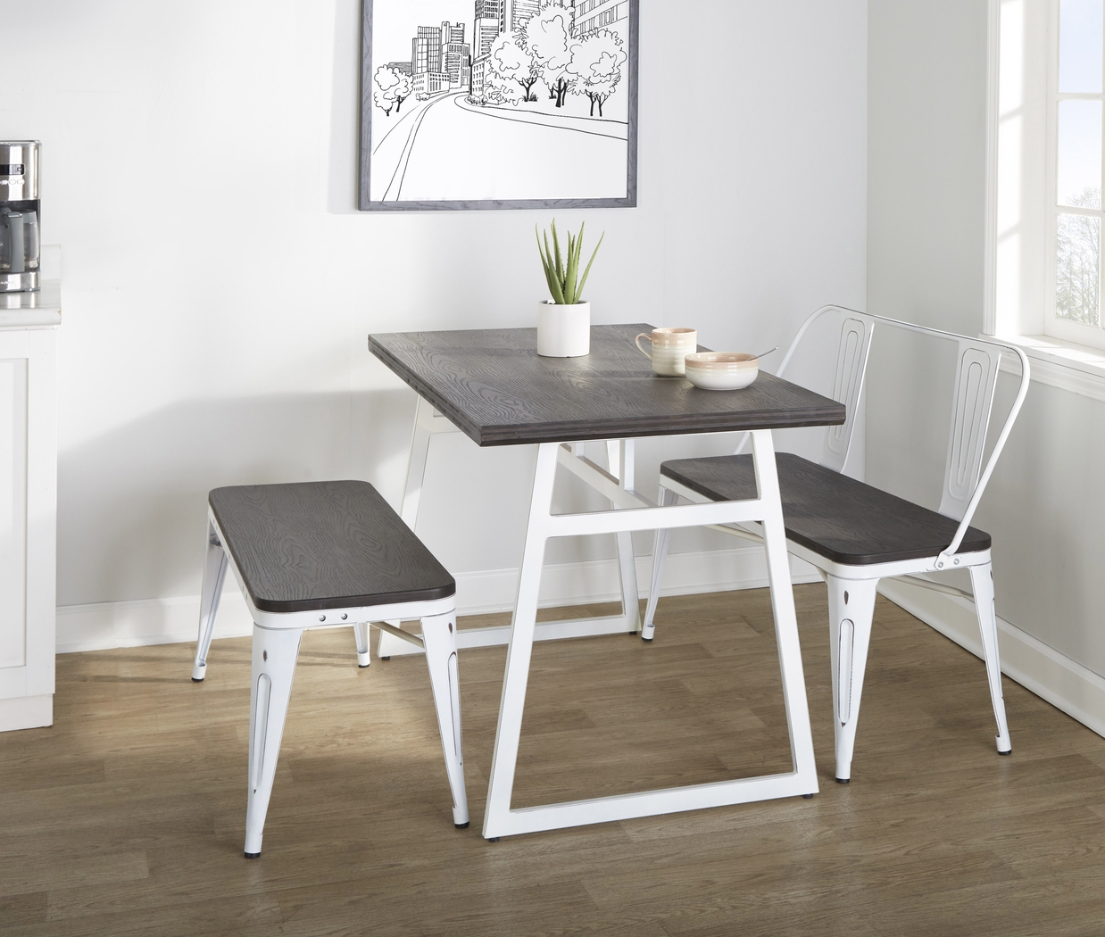 Diiv Espresso 3 Pc Dining Set - Thumbnail - Image 2