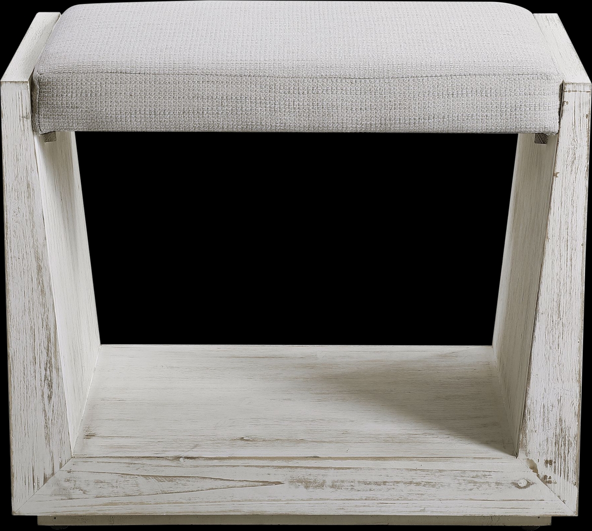 Dilcrest White Bench - Thumbnail - Image 2