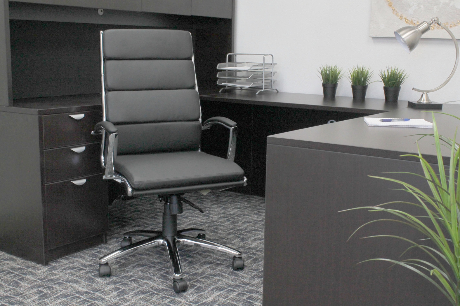 Dilkon Black Desk Chair - Thumbnail - Image 2